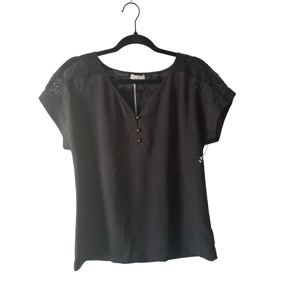 GF Collection Black Blouse
